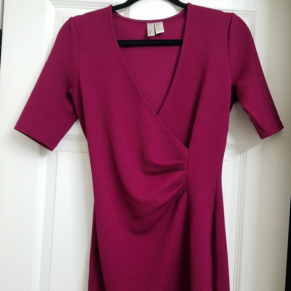 💕Dark Magenta Mini Dress💕